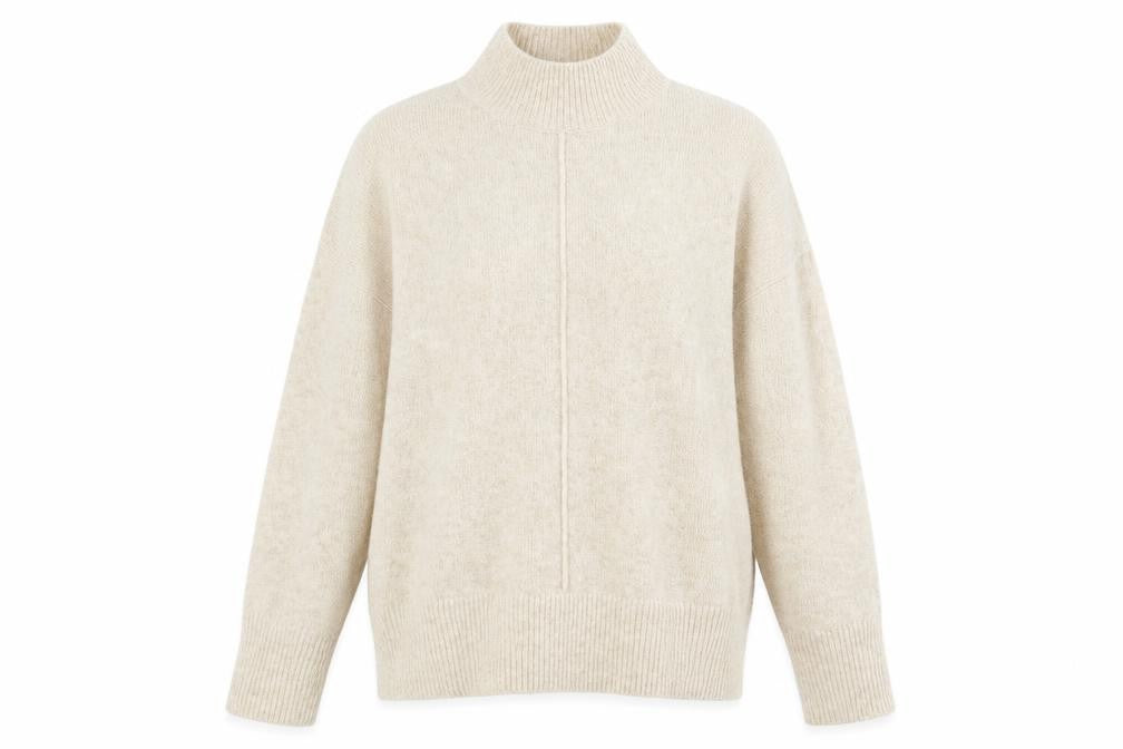 Womens UK Size M Garfield & Marks Beige Pullover Jumper
