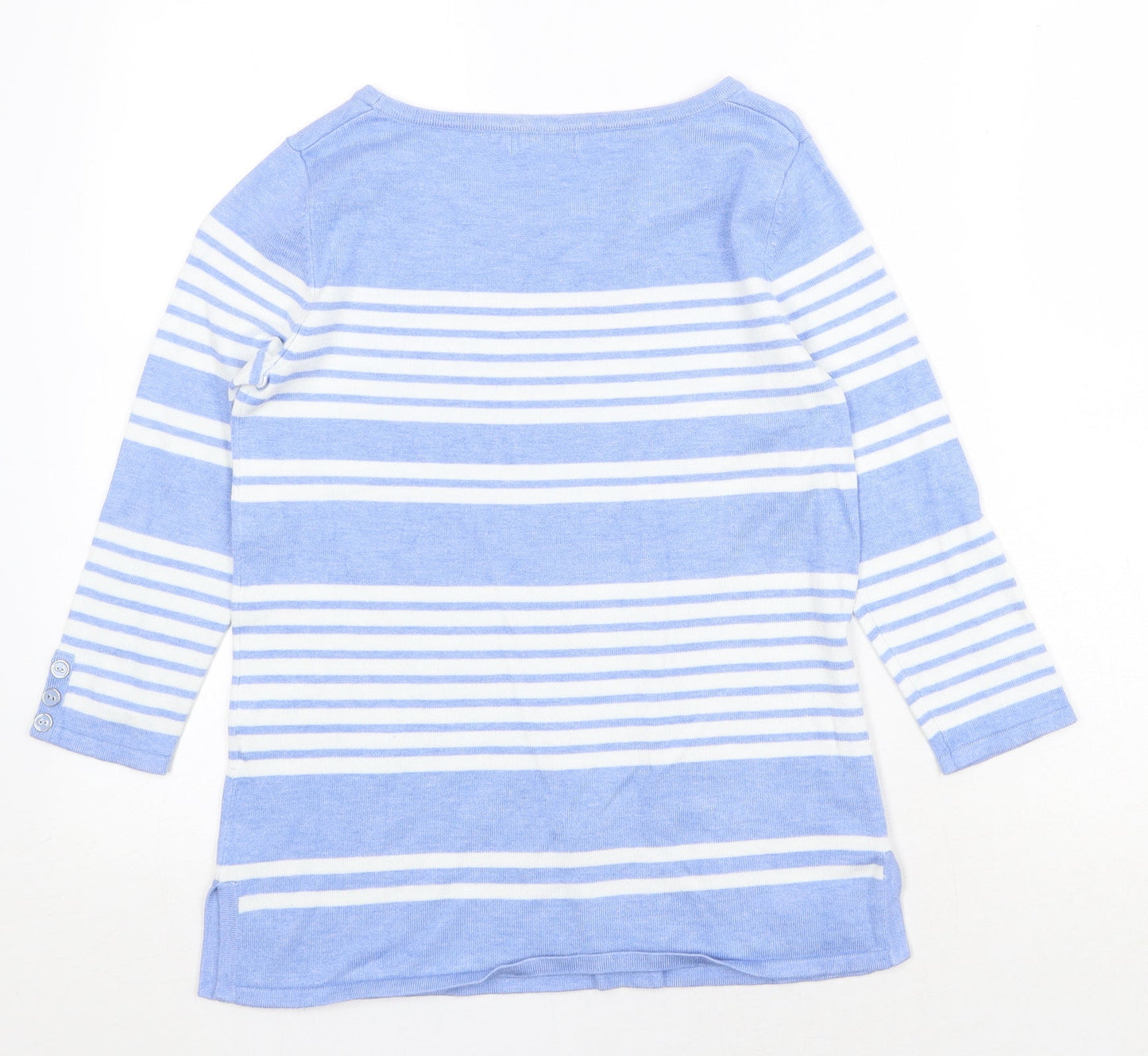 Womens UK Size 8 M&Co Blue Pullover Jumper