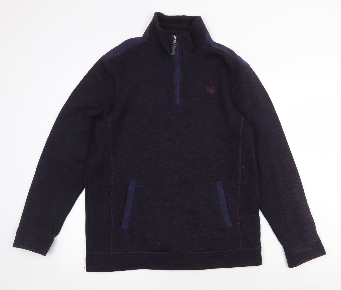 Mens UK Size S Easy Blue Pullover Sweatshirt