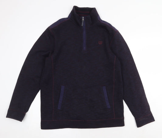 Mens UK Size S Easy Blue Pullover Sweatshirt