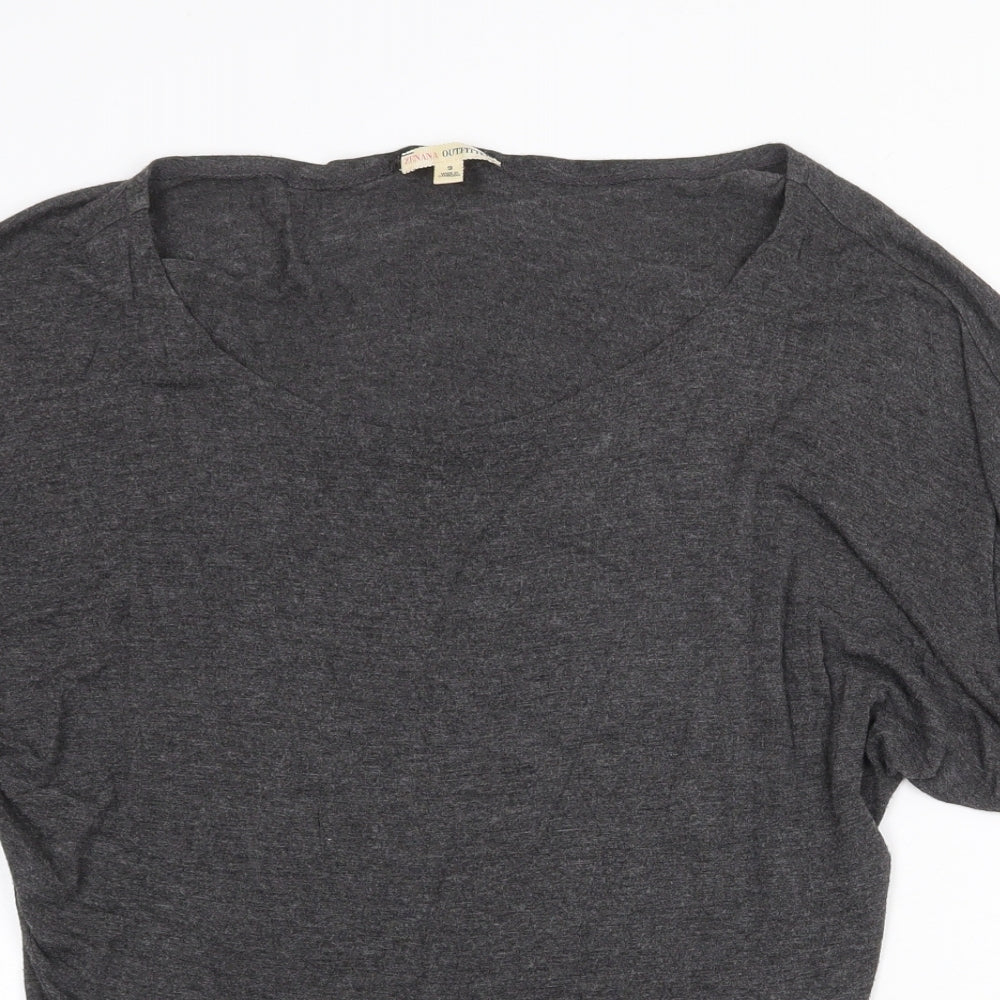 Womens UK Size S Zara Grey Pullover Jumper