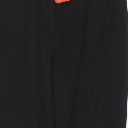 Savoir Womens Black Polyester Trousers Size 20 Regular Zip