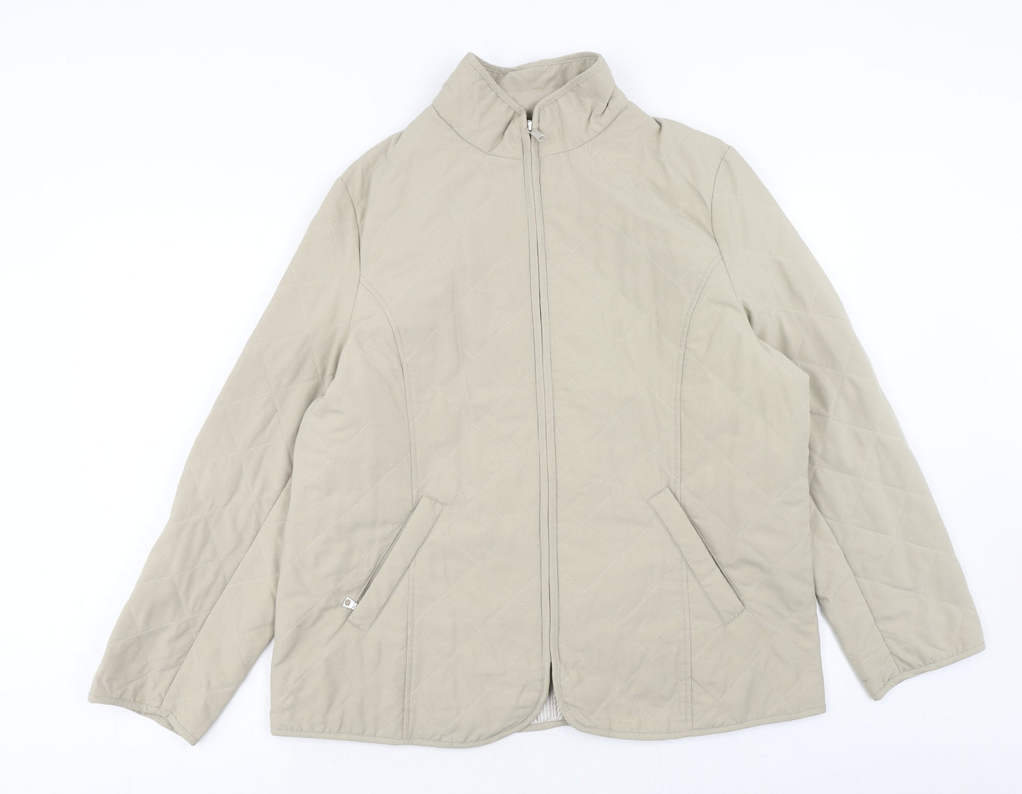 Womens UK Size 16 Deanes Beige Jacket