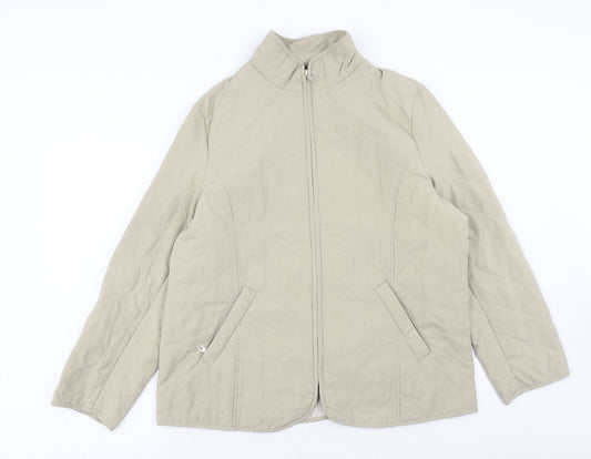 Womens UK Size 16 Deanes Beige Jacket