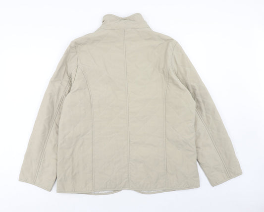 Womens UK Size 16 Deanes Beige Jacket