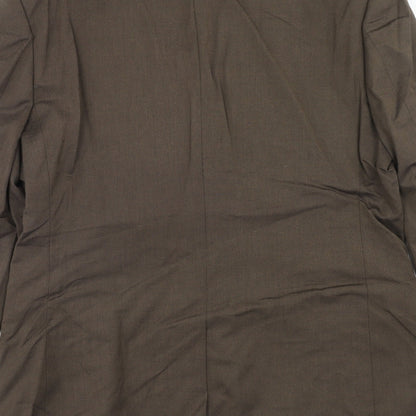 Mens UK Size 40 River Island Regular Brown Suit Jacket