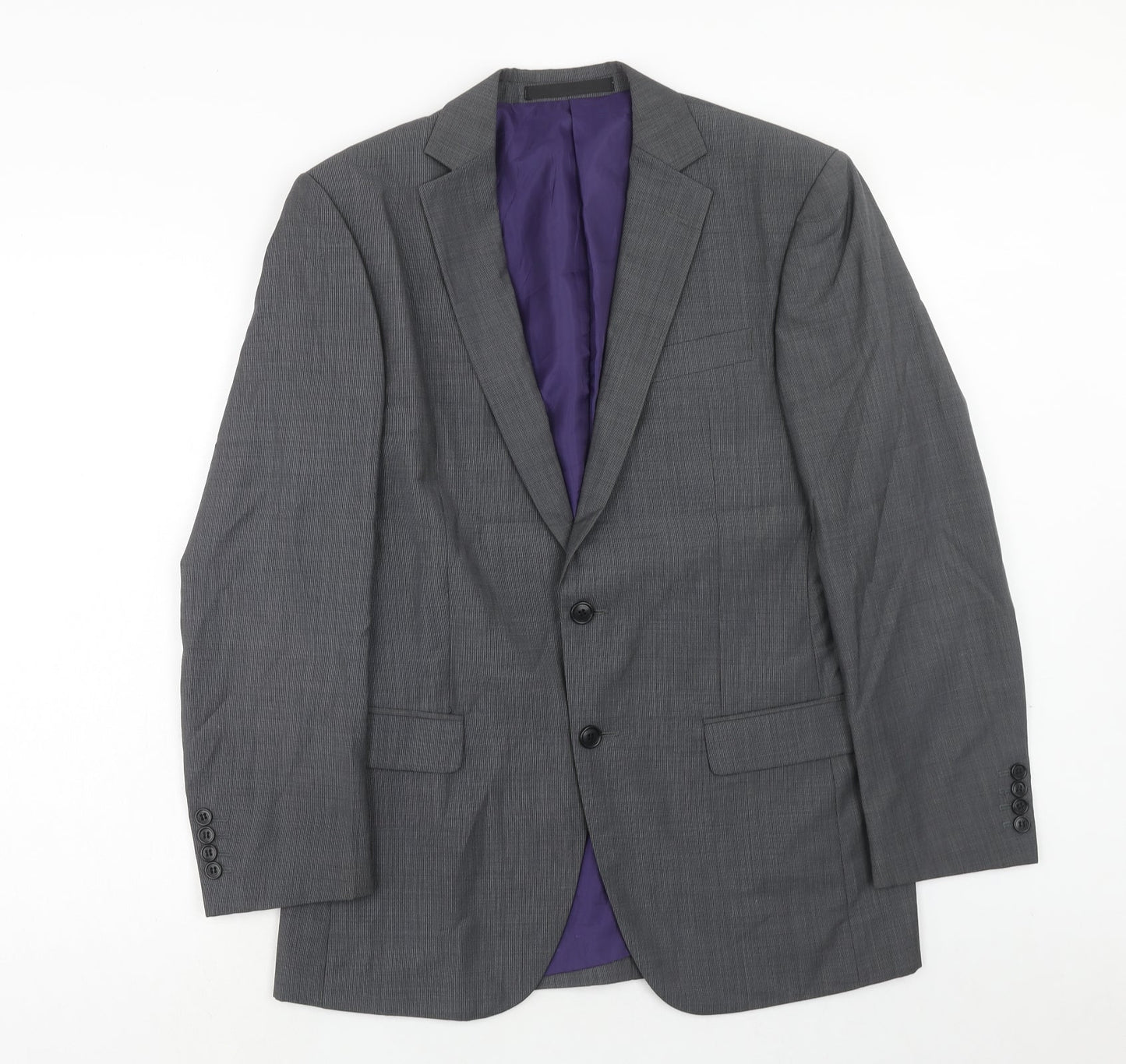 Mens UK Size 38 Marks and Spencer Regular Grey Suit Jacket
