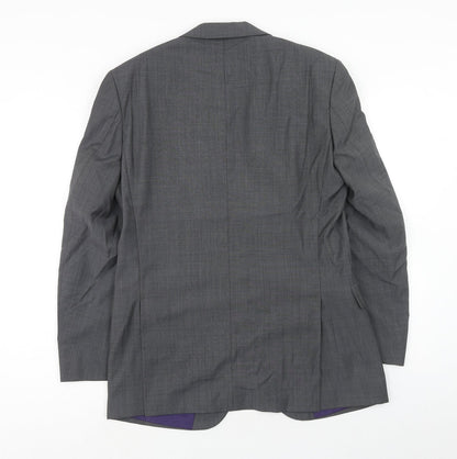 Mens UK Size 38 Marks and Spencer Regular Grey Suit Jacket