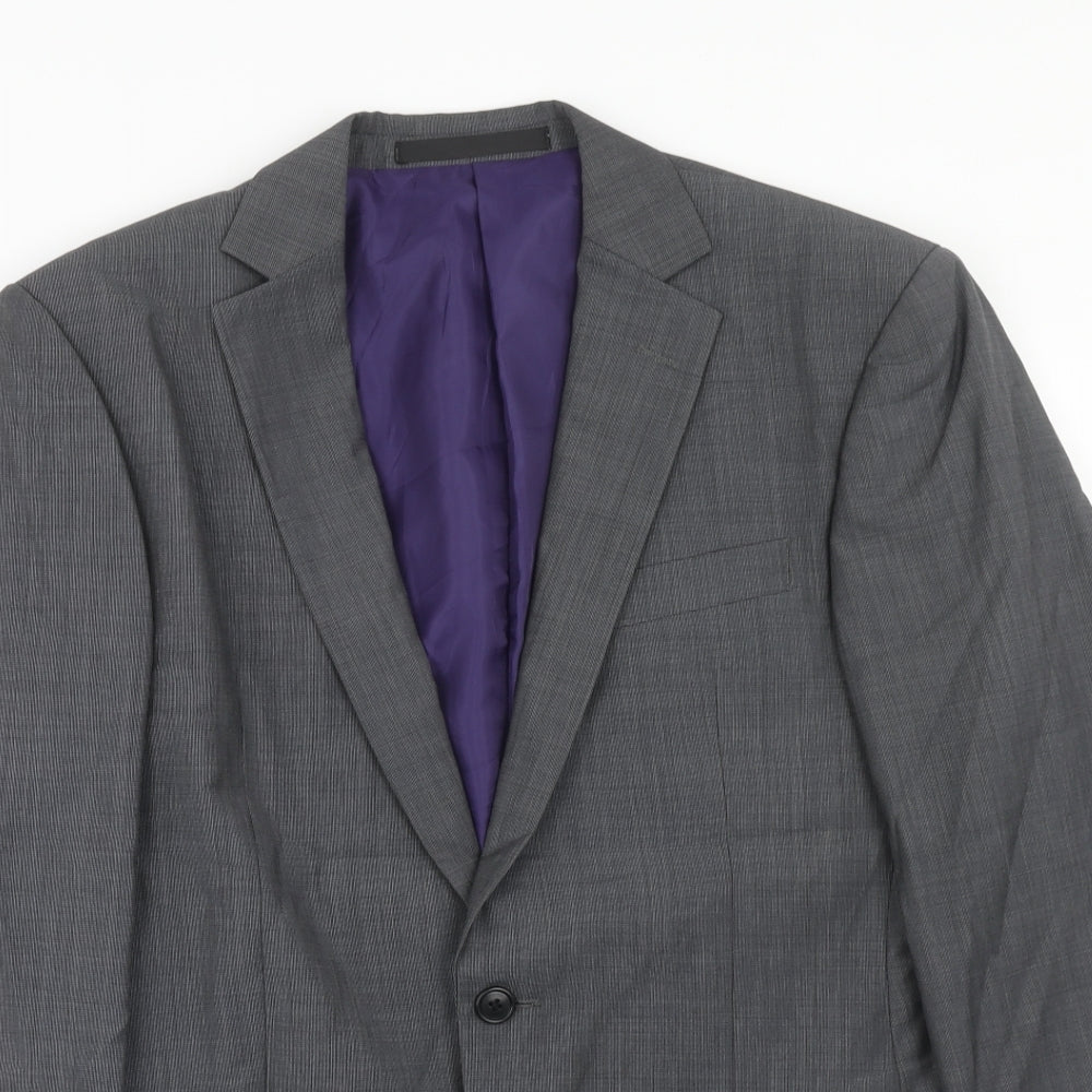 Mens UK Size 38 Marks and Spencer Regular Grey Suit Jacket