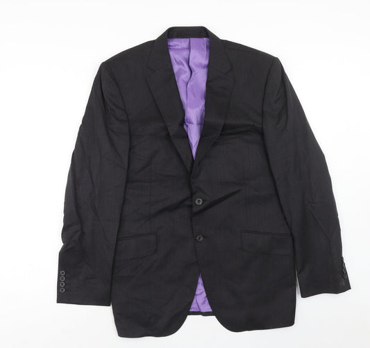 Mens UK Size 40 Marks and Spencer Regular Grey Suit Tuxedo