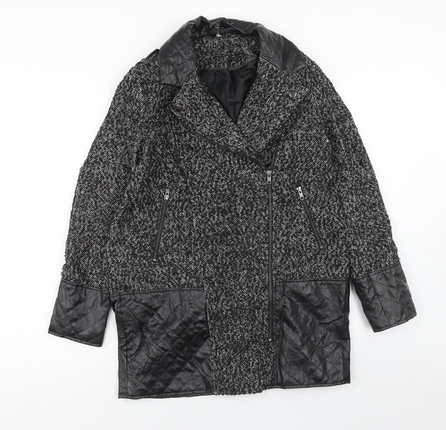 Womens UK Size 12 Atmosphere Black Overcoat