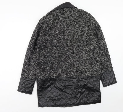Womens UK Size 12 Atmosphere Black Overcoat