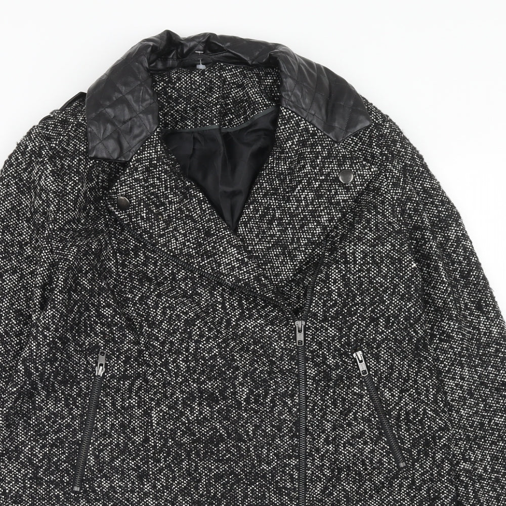 Womens UK Size 12 Atmosphere Black Overcoat