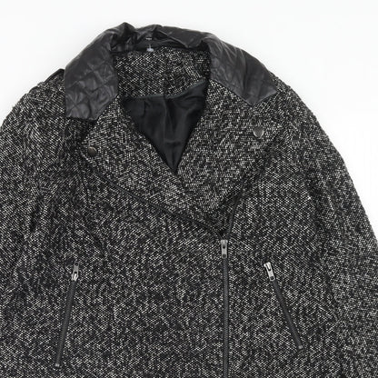 Womens UK Size 12 Atmosphere Black Overcoat