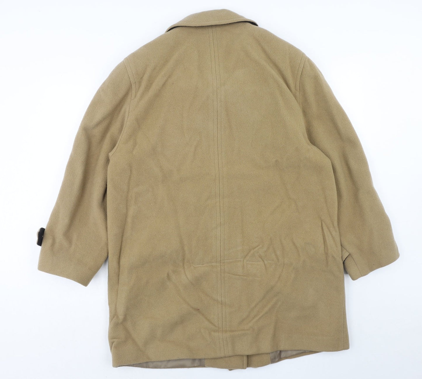 Classics Womens Brown Overcoat Coat Size 16 Button