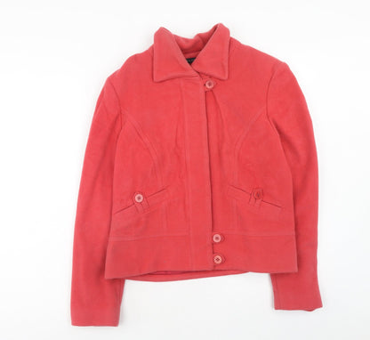 Mandolin Womens Pink Jacket Size 12 Button