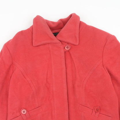 Mandolin Womens Pink Jacket Size 12 Button