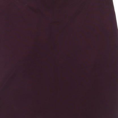 Dorothy Perkins Womens Purple Viscose Straight & Pencil Skirt Size 12