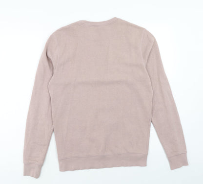 Mens UK Size XS H&M Pink Pullover Sweatshirt