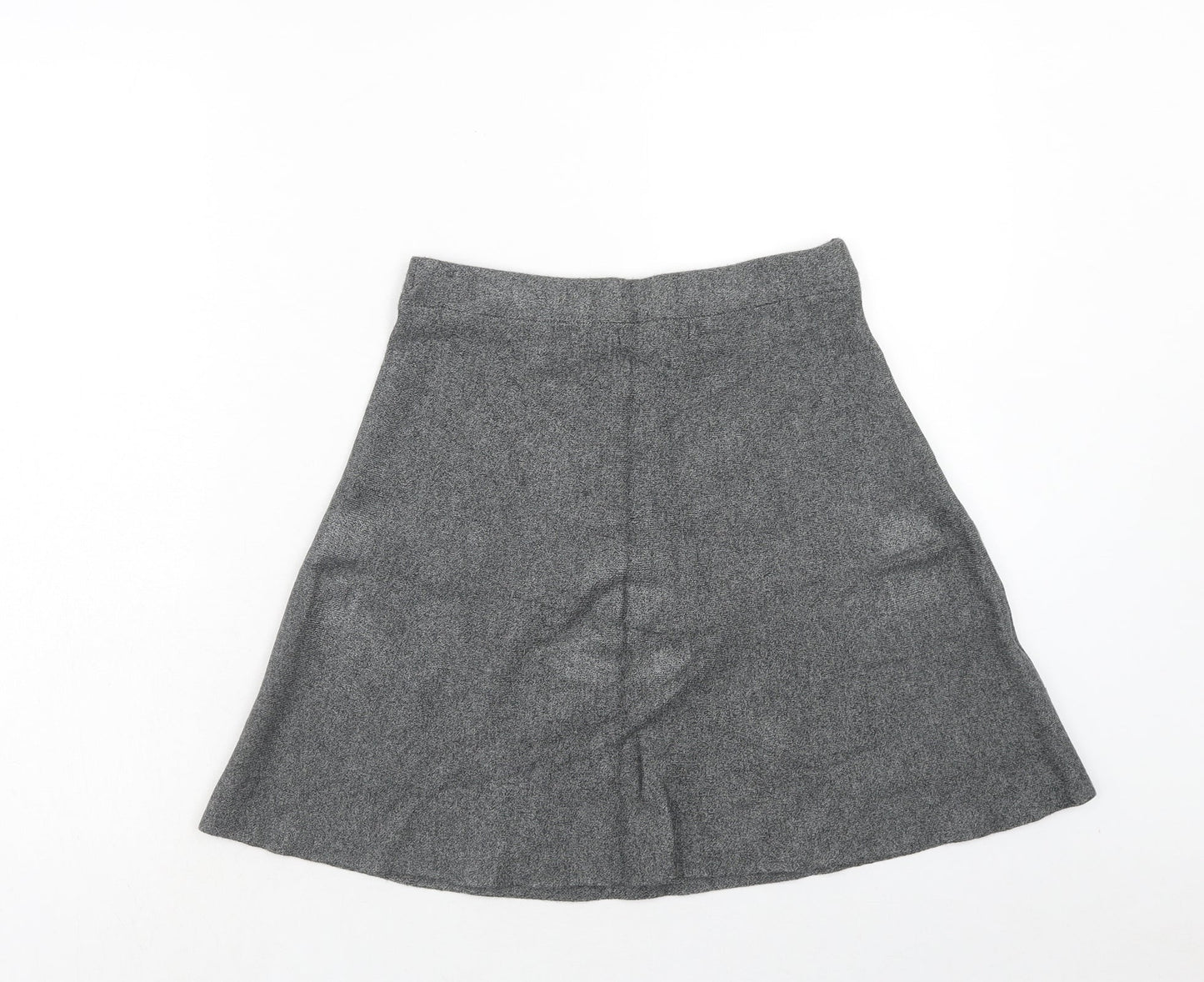 Atmosphere Womens Grey Viscose A-Line Skirt Size 8