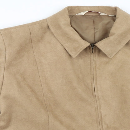 Womens UK Size 16 EWM Brown Jacket