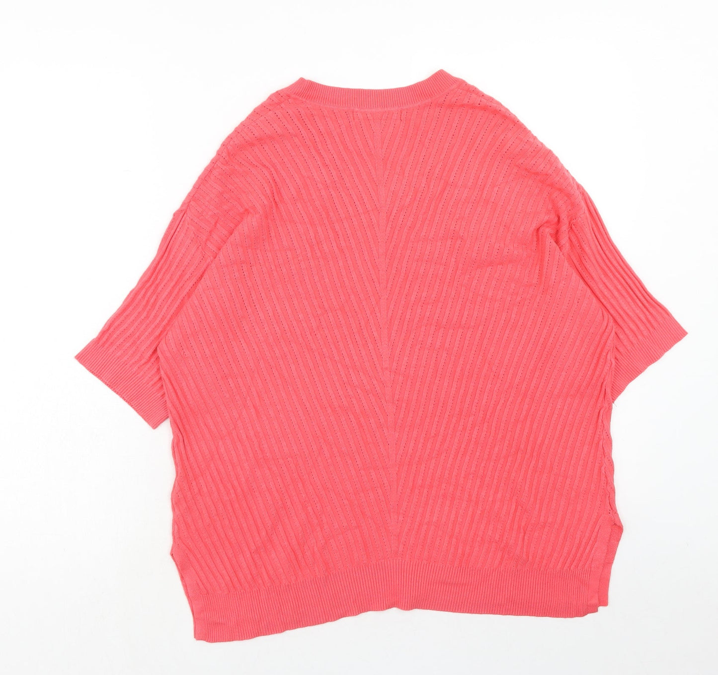 Womens UK Size M Marks and Spencer Pink Pullover Jumper