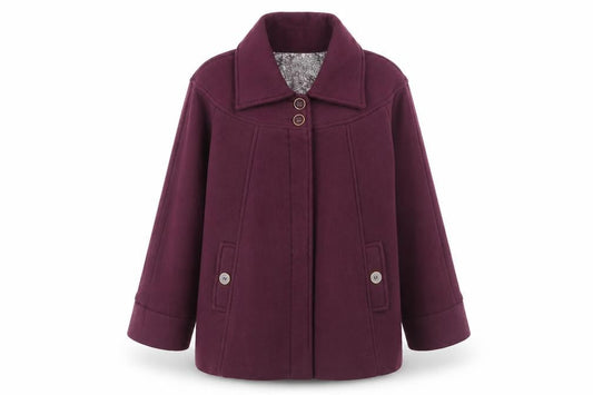 Womens UK Size 16 Ann De Lancay Purple Jacket