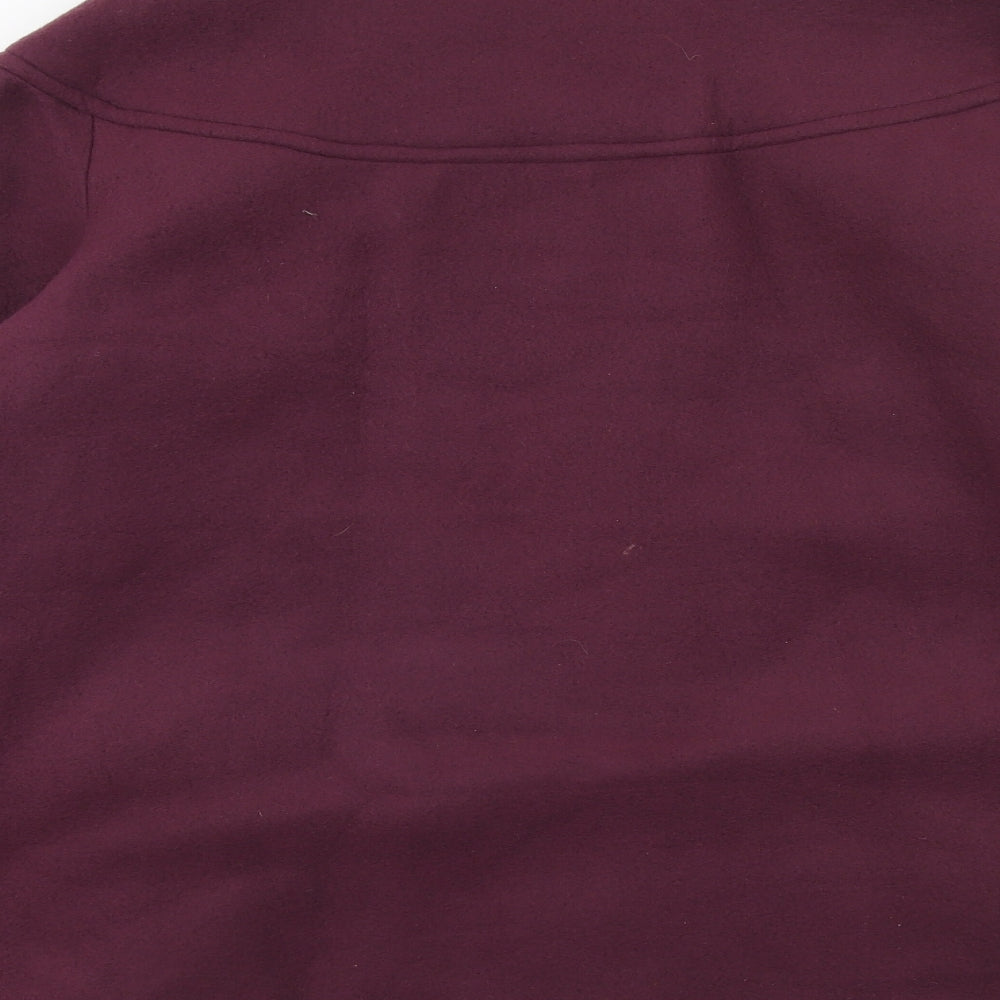 Ann De Lancay Womens Purple Jacket Blazer Size 16 Button