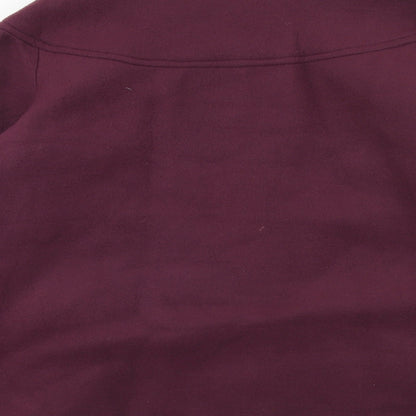 Ann De Lancay Womens Purple Jacket Blazer Size 16 Button