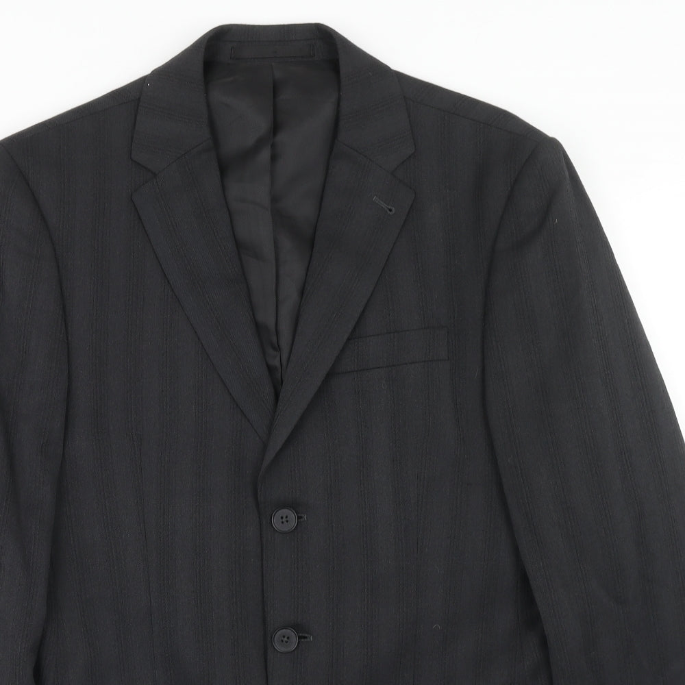 Mens UK Size 38 NEXT Regular Black Suit Jacket