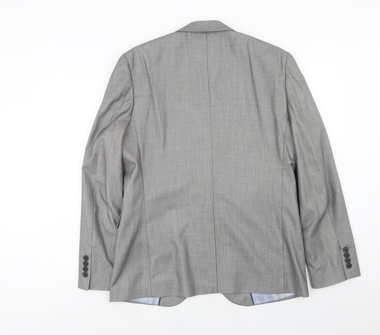 Mens UK Size 42 Cedar Wood State Regular Grey Suit Jacket