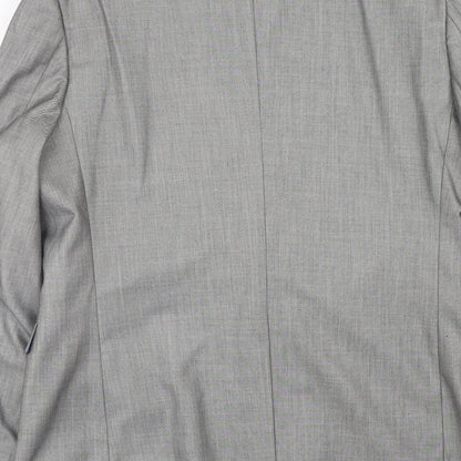 Mens UK Size 42 Cedar Wood State Regular Grey Suit Jacket