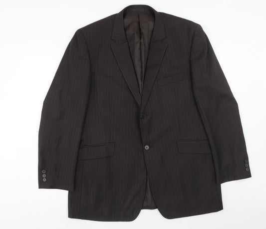 Mens UK Size 44 Burton Regular Brown Suit Jacket