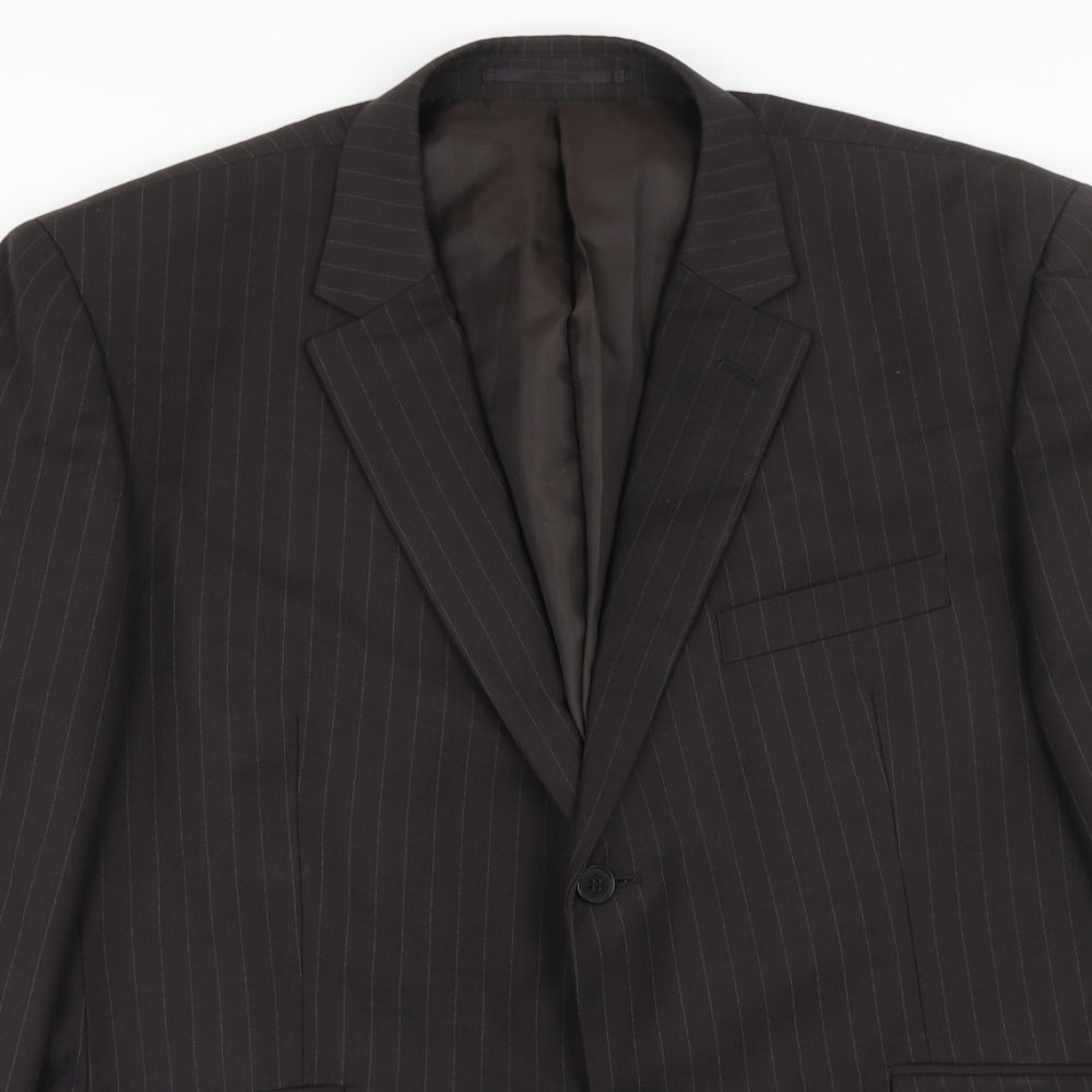 Mens UK Size 44 Burton Regular Brown Suit Jacket