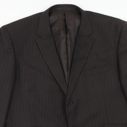 Mens UK Size 44 Burton Regular Brown Suit Jacket