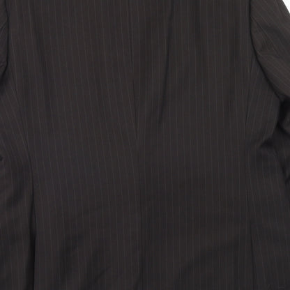 Mens UK Size 44 Burton Regular Brown Suit Jacket