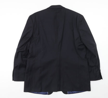 Mens UK Size 44 BHS Regular Blue Suit Jacket