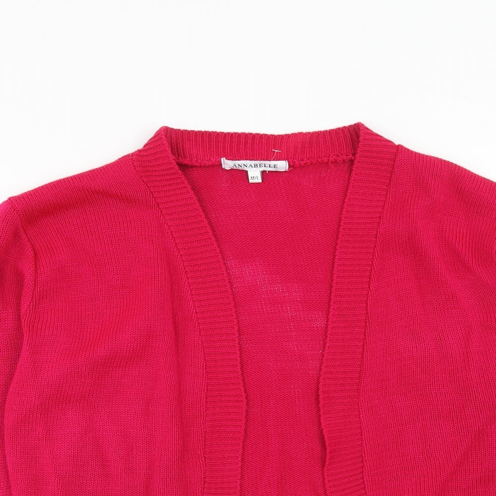 Womens UK Size M Annabelle Pink Cardigan Jumper
