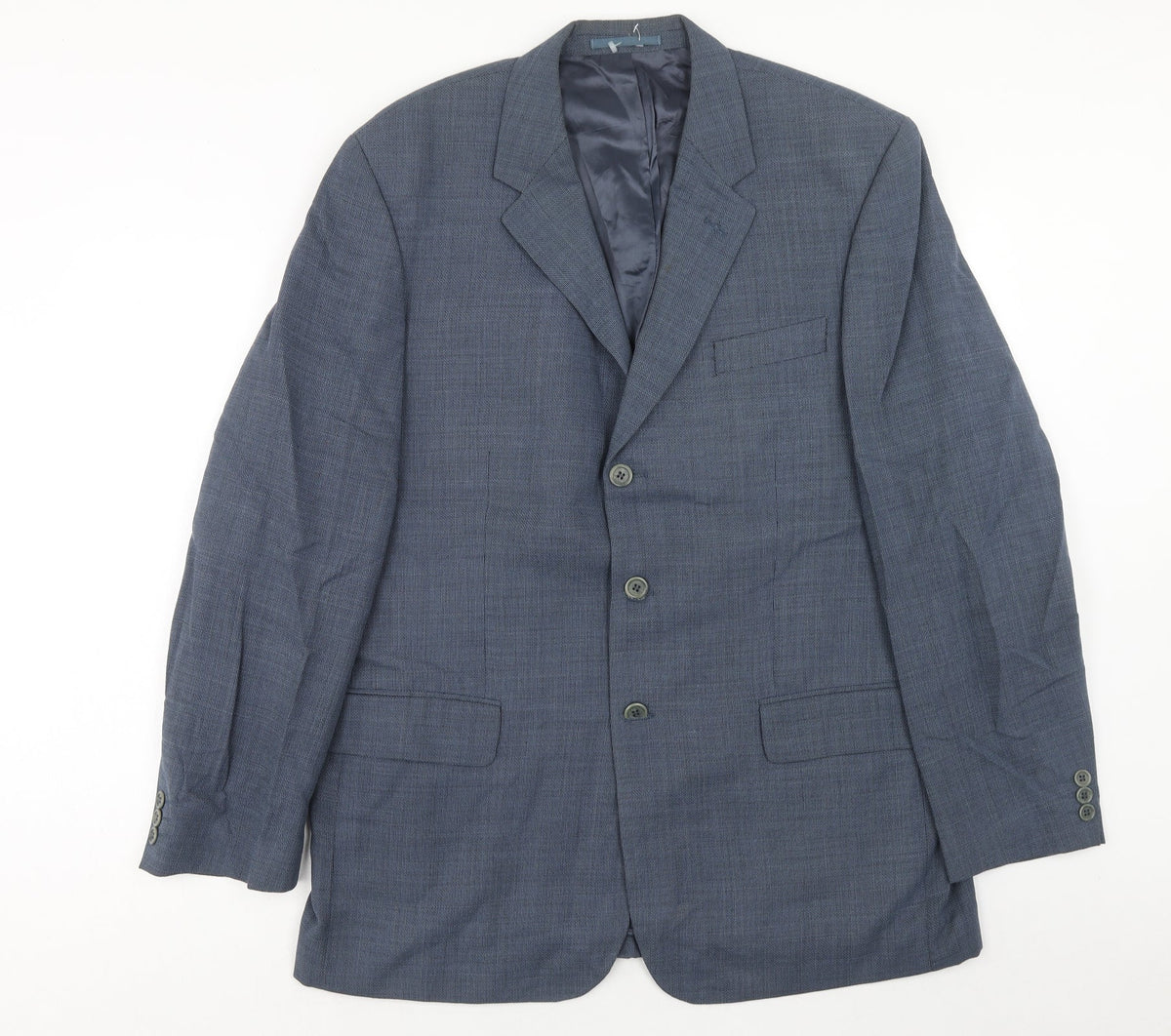 Mens UK Size 44 Ultimo Regular Blue Suit Jacket