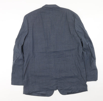 Mens UK Size 44 Ultimo Regular Blue Suit Jacket