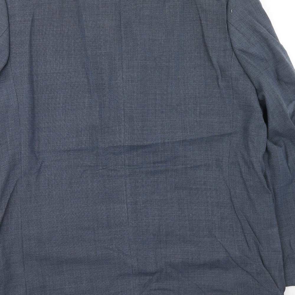 Mens UK Size 44 Ultimo Regular Blue Suit Jacket