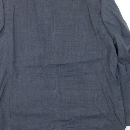 Mens UK Size 44 Ultimo Regular Blue Suit Jacket