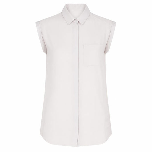Womens UK Size 8 Atmosphere Pink Basic Button-Up