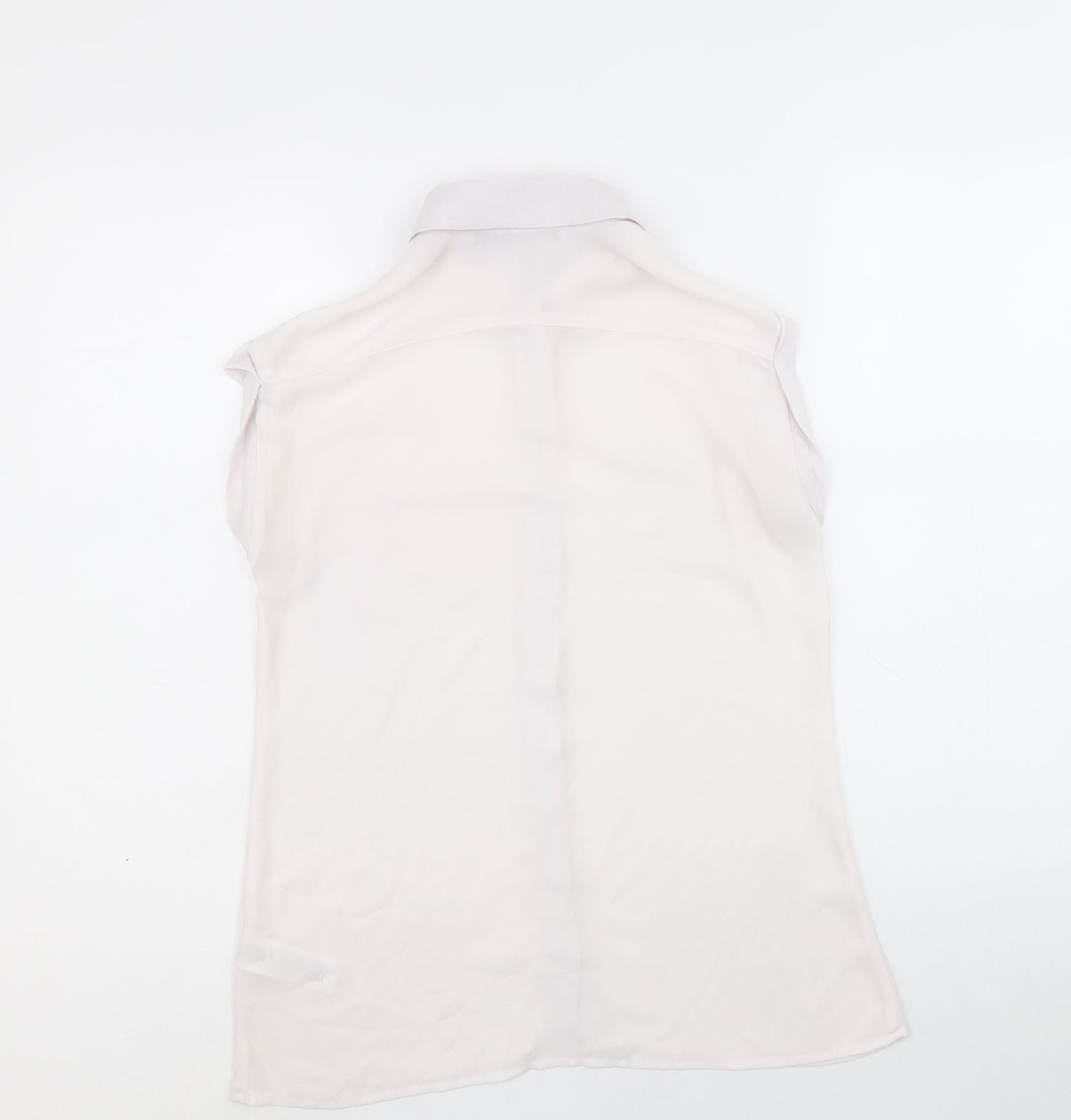 Atmosphere Womens Pink Polyester Basic Button-Up Size 8 Collared