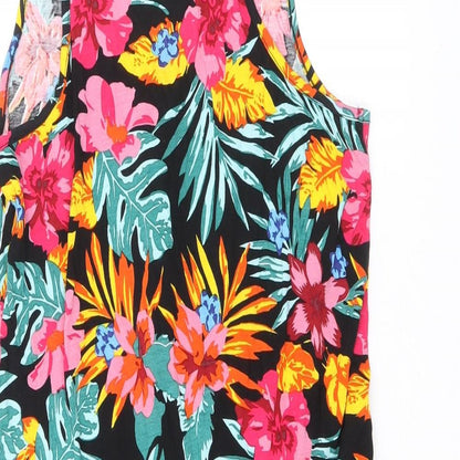 Select Womens Multicoloured Geometric Polyester Playsuit One-Piece Size 10 Pullover