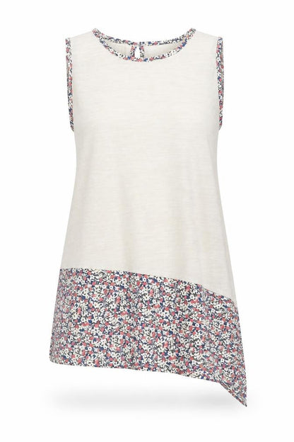 Womens UK Size 12 NEXT Beige Basic Tank