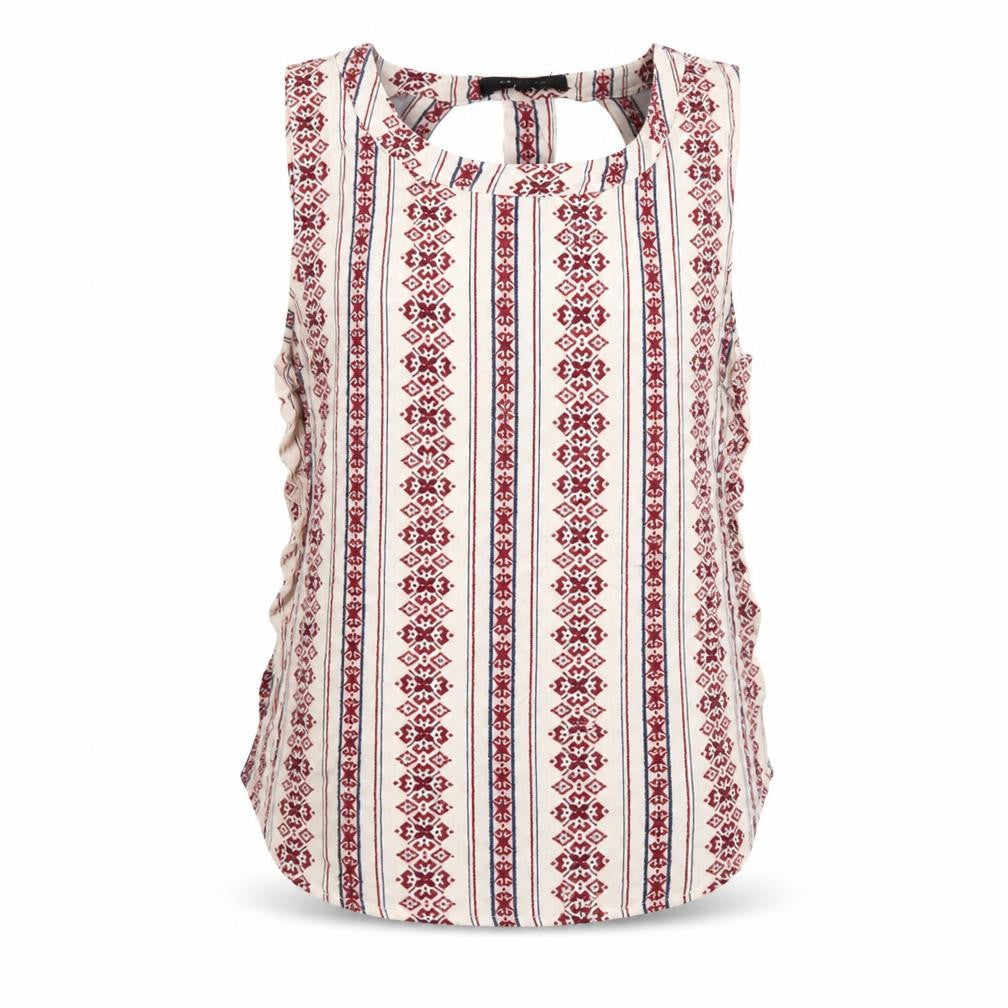 Womens UK Size 6 New Look Multicoloured Basic Tank
