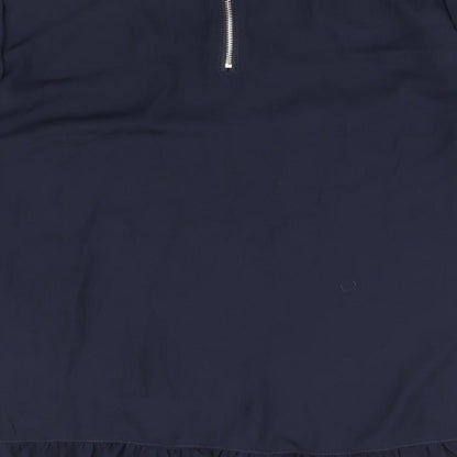 Womens UK Size M Millenium Blue Basic Blouse