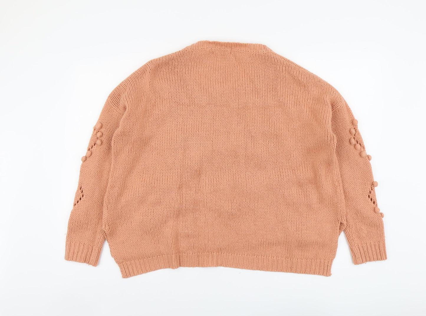 Womens UK Size 10 Miso Pink Pullover Jumper