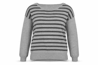 Womens UK Size 10 NEXT Grey Pullover Jumper